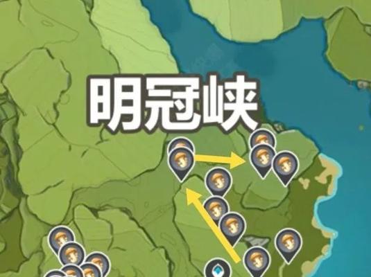 《原神》幽灯蕈分布位置一览（探索幽灯蕈的世界，解锁神秘区域）