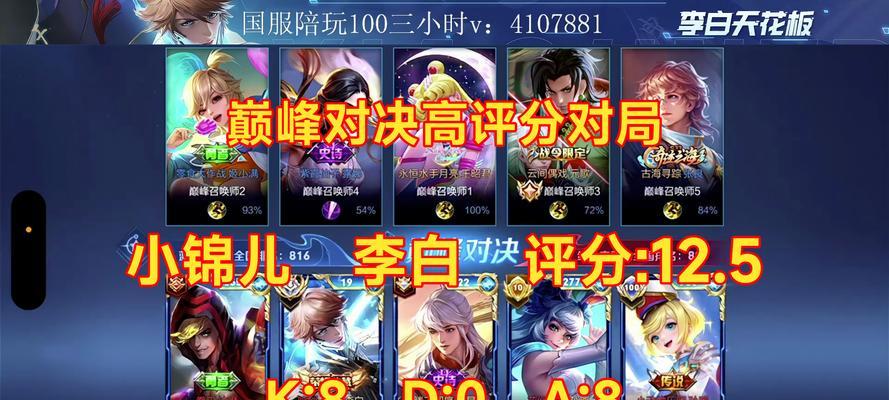 巅峰李白守家出装攻略（打造无敌防线，守护家园之王者装备推荐）