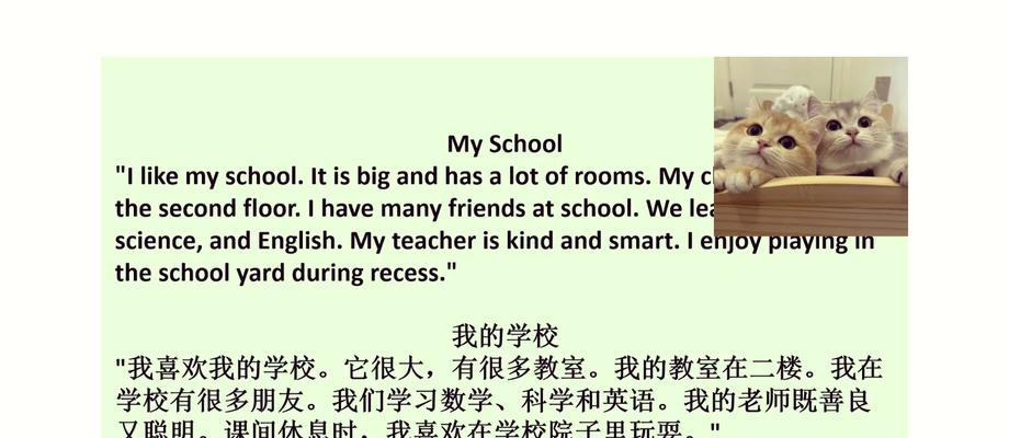 AGuidetoMySchoolLifeGame（ImproveYourEnglishSkillswithThisExcitingSchoolLifeGame）